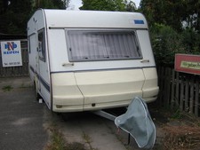 Wohnwagen CI WILK Stern 510, Warmwasser, Dusche, TÜV 6/2027