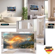 IP65 32 Zoll Badezimmer Fernseher Badspiegel 60Hz TV Wasserdicht Wandhalterung