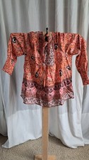 Folklorebluse Damen Gr.s Bunt