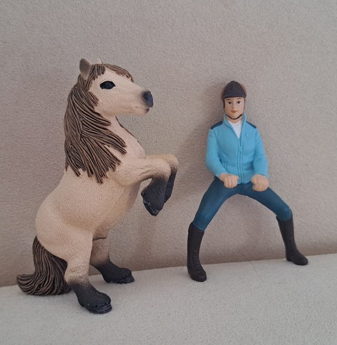 Schleich pony mit figur nur - schleich,