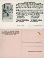 Mei Grußmütterla. Liedkarte Anton Günther 1918 Erzgebirge Gottesgab