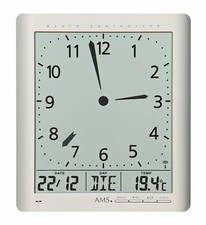 AMS 5898 Wanduhr mit batteriebetriebenem Quartzwerk