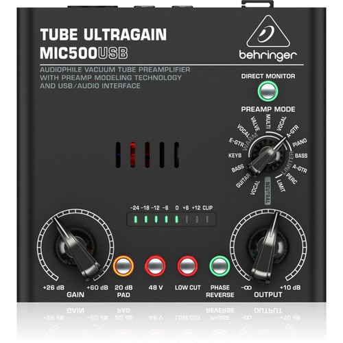 Behringer mic500usb tube - behringer,