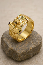 Schwerer Herrenring mit