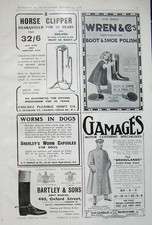 Alter antiker Druck 1908