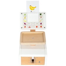 small foot Waage „fresh“, Holzspielzeug, Rollenspiel, Kinder, Kaufladen