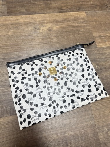 Mcm clutch xxl weis - clutch, schwarz