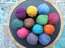 Wollrest Sockenwolle Basteln 6fach 145gr.