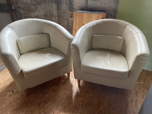 Klubsessel ikea leder weiß - ikea,