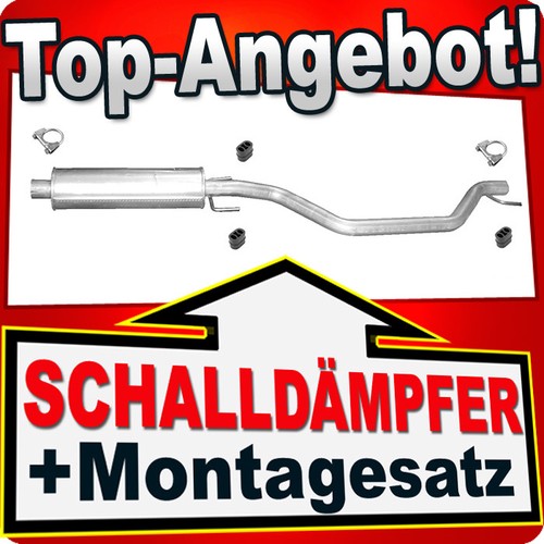 Mittelschalldämpfer für opel - für,
