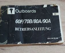 YAMAHA 60F/70B780A790A Außenbordmotor Betriebsanleitung