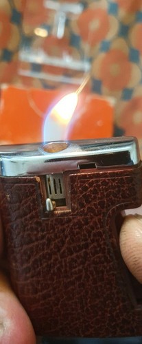 Ronson comet feuerzeug leder - comet,