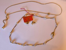 Set zwei Ketten und Ohrstecker