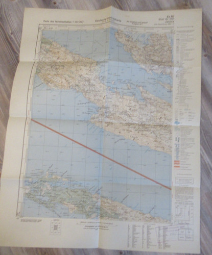 Original wehrmacht landkarte - original,