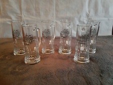 6 Bierkrüge mit Henkel 0,3