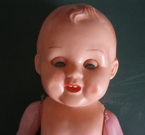 Alte kleine celluloid - kleine, celluloid-puppe