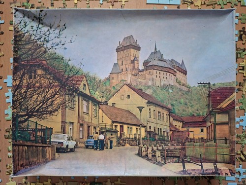 Puzzle burg karlstein cssr - puzzle,