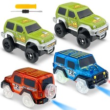 4-teiliges Auto Rennstrecken