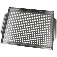 Grillschale Edelstahl 40x30 cm