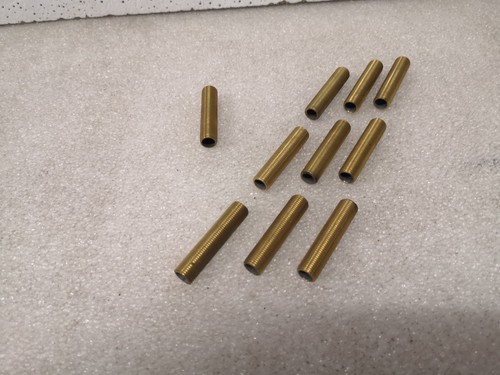 50x messing gewinderohr - messing, 45mm