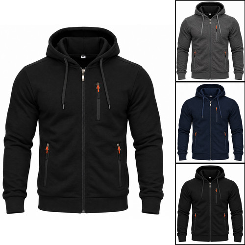 Herren sweatjacke kapuzenjacke - sweatjacke,