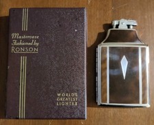 Ronson Mastercase Zigarettenanzünder & Etui USAAF WW2