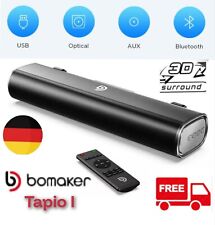 Bluetooth Mini Soundbar Subwoofer TV Sound System Heimkino Lautsprecher Tapio I