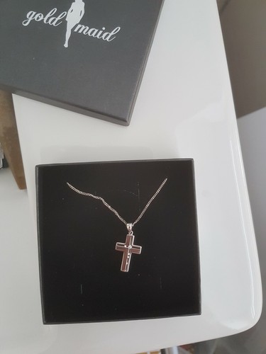 Kette 925 silber kreuz - 925,