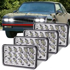 4PCS 4x6" LED Headlights Hi/Lo