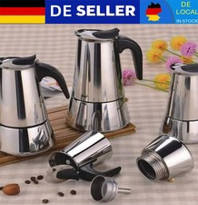 Espressokocher 6 Tassen 300~600 ml Für alle Herdarten inkl. Induktion Mokkakanne