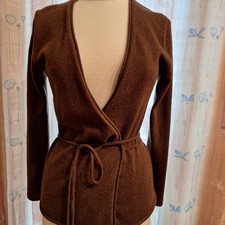 FFC Kaschmir Wickeljacke Braun Gr.40