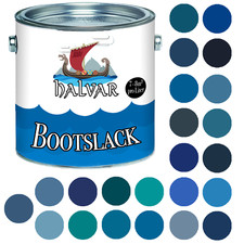 Halvar PU Bootslack MATT Blau