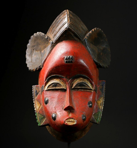 Antike afrikanische maske - afrikanische,