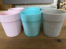 IKEA Plastik Kunststoff Becher Set Trinkbecher Pastell 6 Stck.
