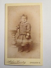 Dresden - stehendes Kind / CDV