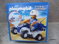 Playmobil City Action Polizei Quad  Nr. 3655 - incl. Polizist + Zubehör in OVP