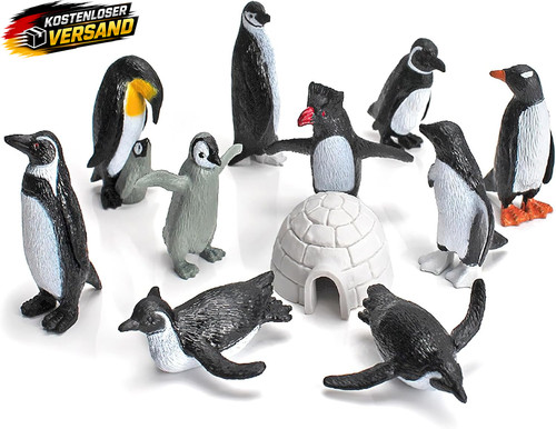 Pinguin figuren set stück - set, 11
