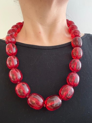Vintage statement halskette - vintage,