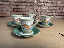 4 X AK KAISER PORZELLAN MOKKA