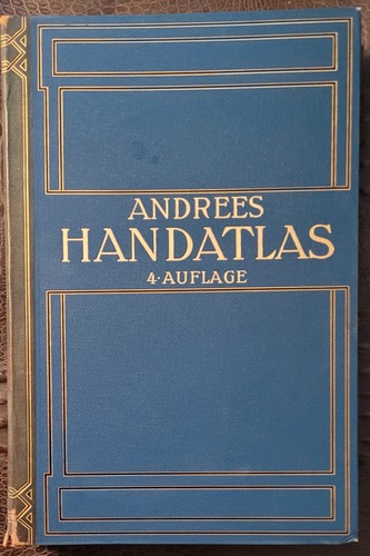 Andrees handatlas auflage - andrees,