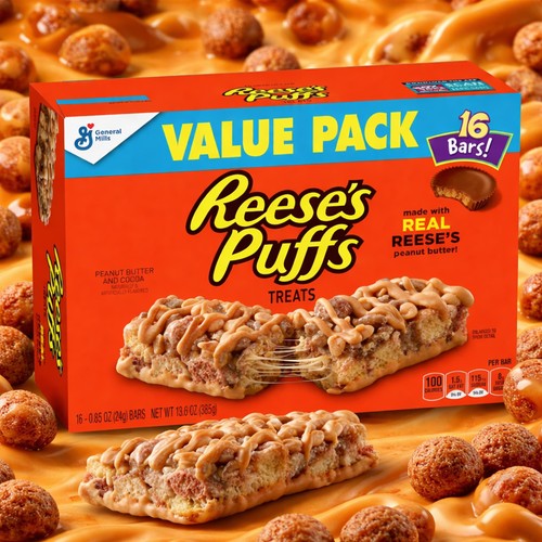 Reese puffs cereal treats - reese's,