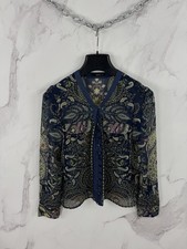 Etro Bluse Paisleymuster Seide