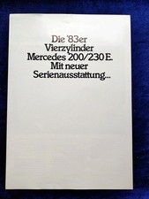 MERCEDES W123 die Vierzylinder