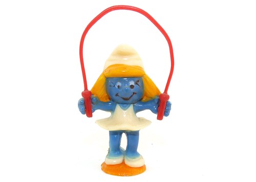 Schlumpfine mit dicken - schlumpfine,