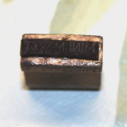 Ddr mini markt stempel - ddr,