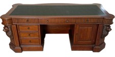 Antik Schreibtisch Mahagoni