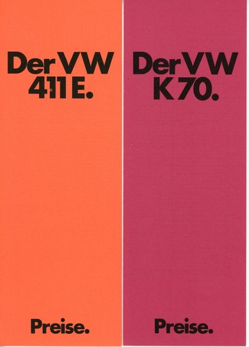 Original volkswagen preisliste - original,