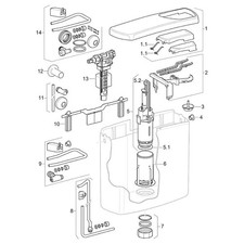 Geberit Spülkastendeckel