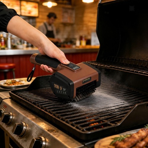 Rotierende grillbürste akku - rotierende,