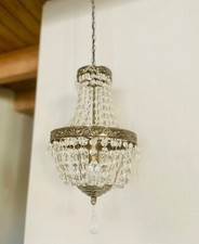  2 stuck (2x) Kronleuchter Korblüster Deckenleuchte Vintage 50er